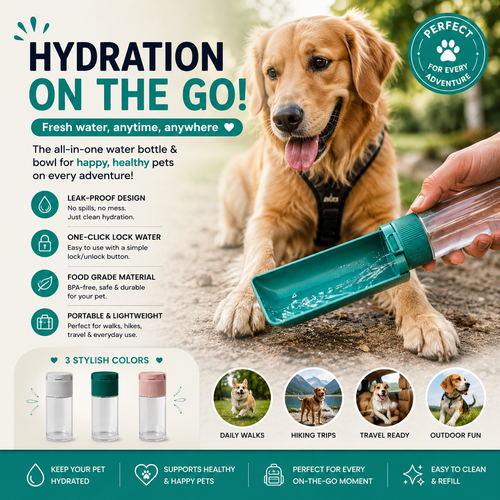 Portable Pet Water Bottle