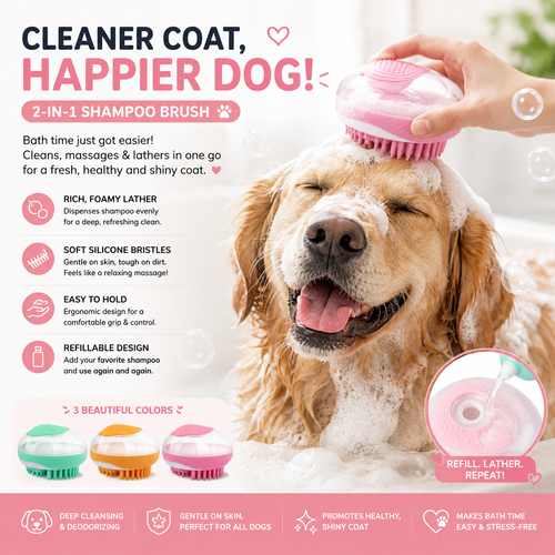 Bath Brush For Pets