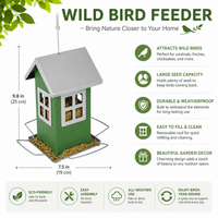 Outdoor Iron Bird Feeder Cage