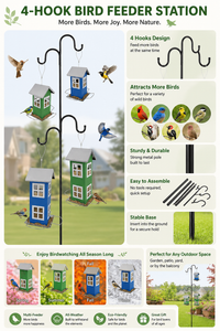 Outdoor Iron Bird Feeder Cage