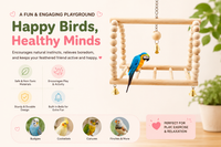 Parrot Hammock Swing & Ladder Toy