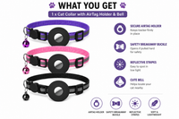 Reflective Collar Waterproof Holder Case For Airtag